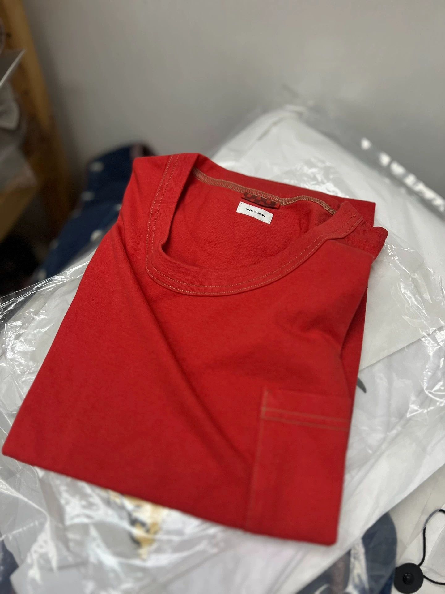 Visvim Visvim Jumbo Tee Pocket Tenugui Cotton Size US S / EU 44-46 / 1 - 1 Thumbnail