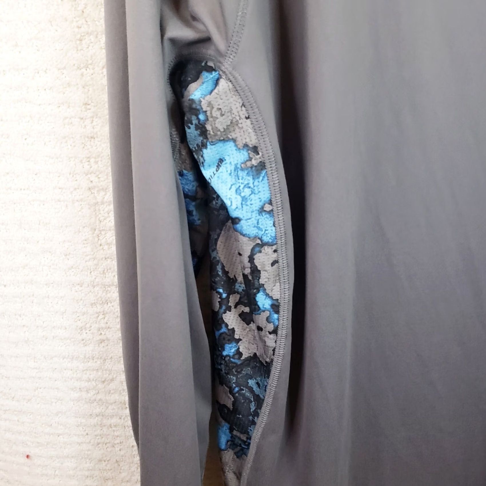 Vintage TrueTimber T-Shirt Hooded Sun Protection Long Sleeve Mens XL Gray Blue Camo Sleeves Size US XL / EU 56 / 4 - 5 Thumbnail