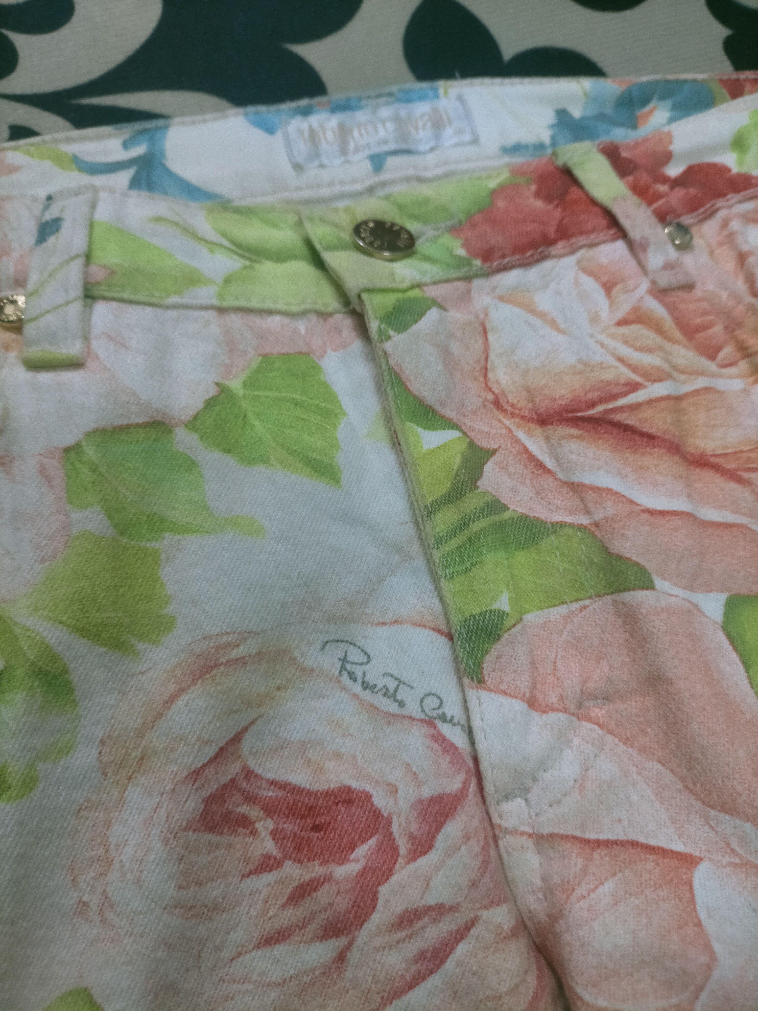 Just Cavalli 🔥Rare🔥Vintage Roberto Cavalli Flora Runaway Size 30" / US 8 / IT 44 - 3 Thumbnail