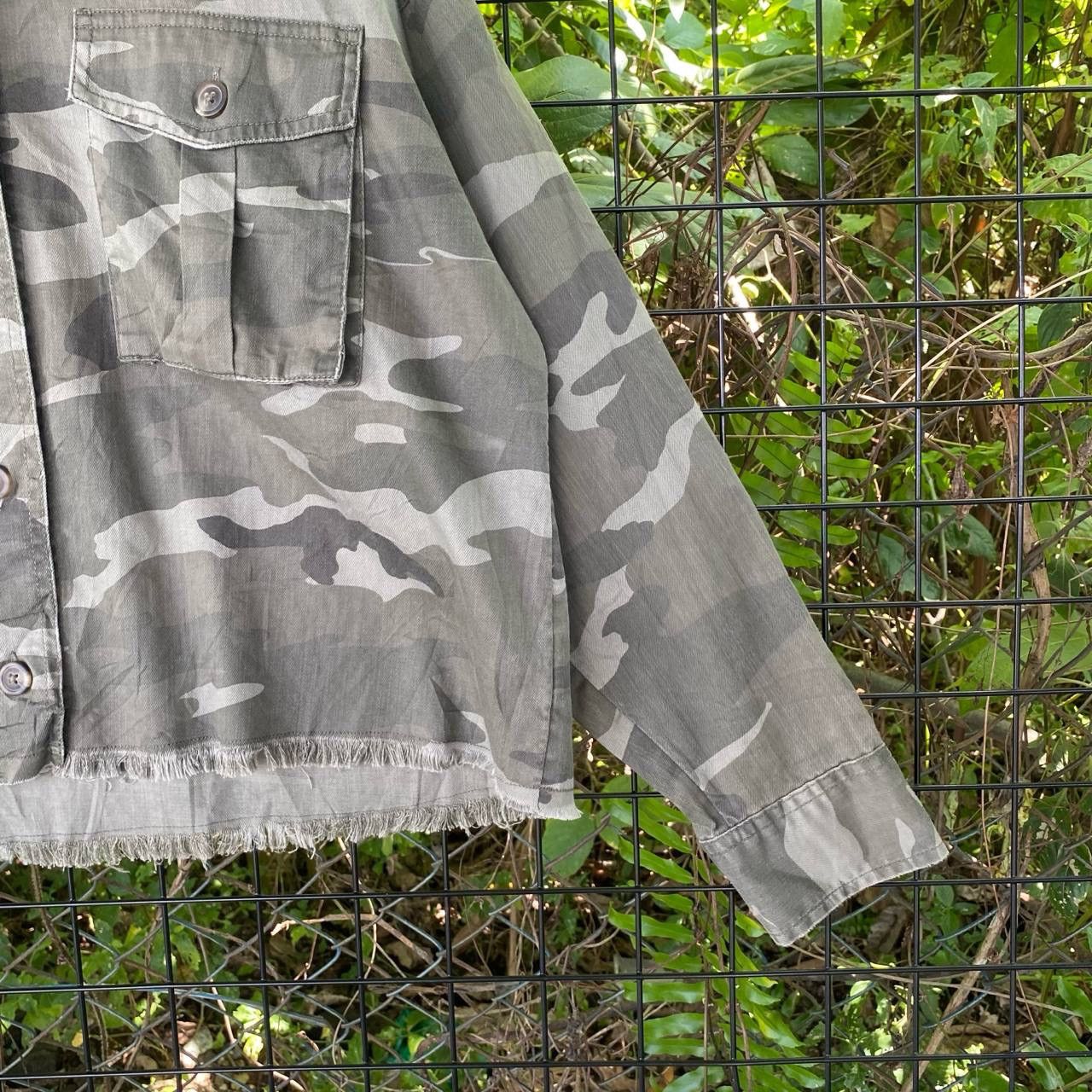 American Eagle Outfitters × Vintage Vintage American Eagle Army Oversize Button Up Jacket Size US XS / EU 42 / 0 - 4 Thumbnail