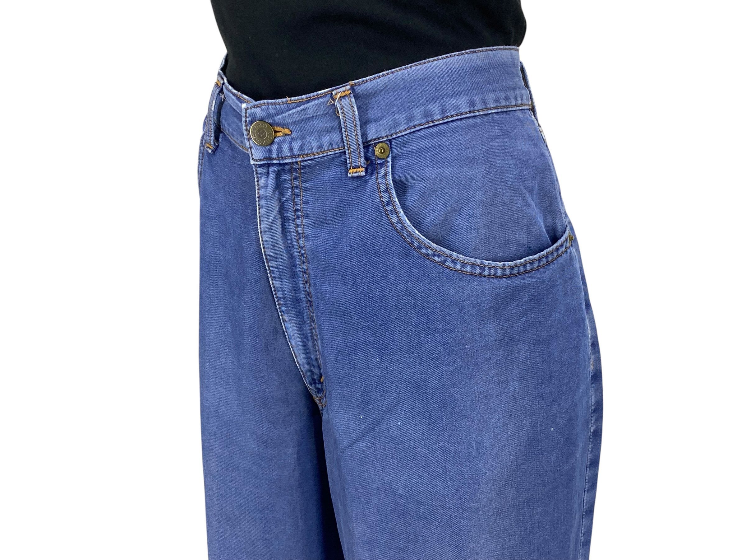 Japanese Brand Kenzo Pants Blue Casual Pants Size US 31 - 5 Thumbnail