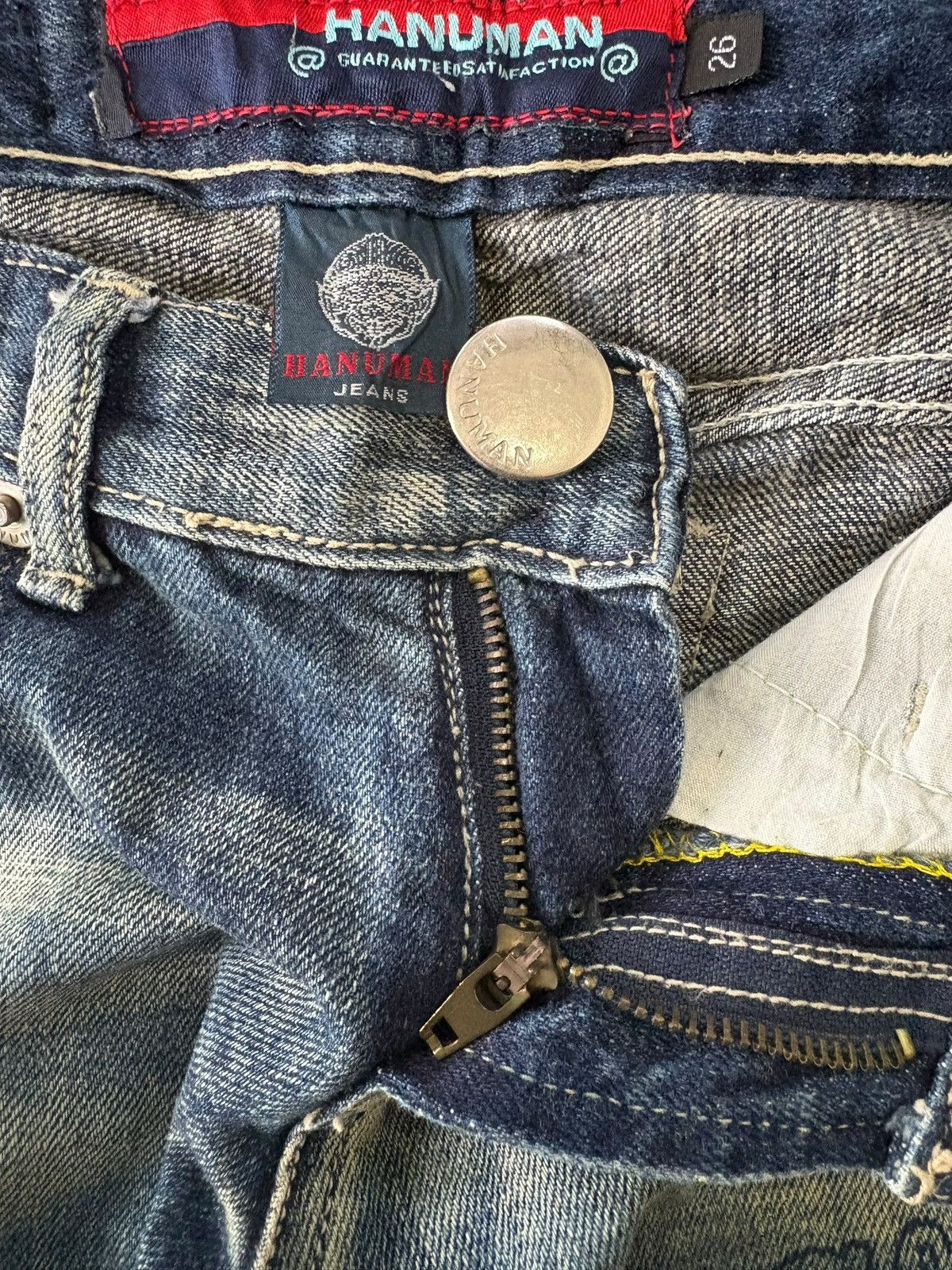 Japanese Brand Vintage Japanese Brand Rusty Mud Wash Distress Bootcut Jeans Size 27" / US 4 / IT 40 - 9 Thumbnail
