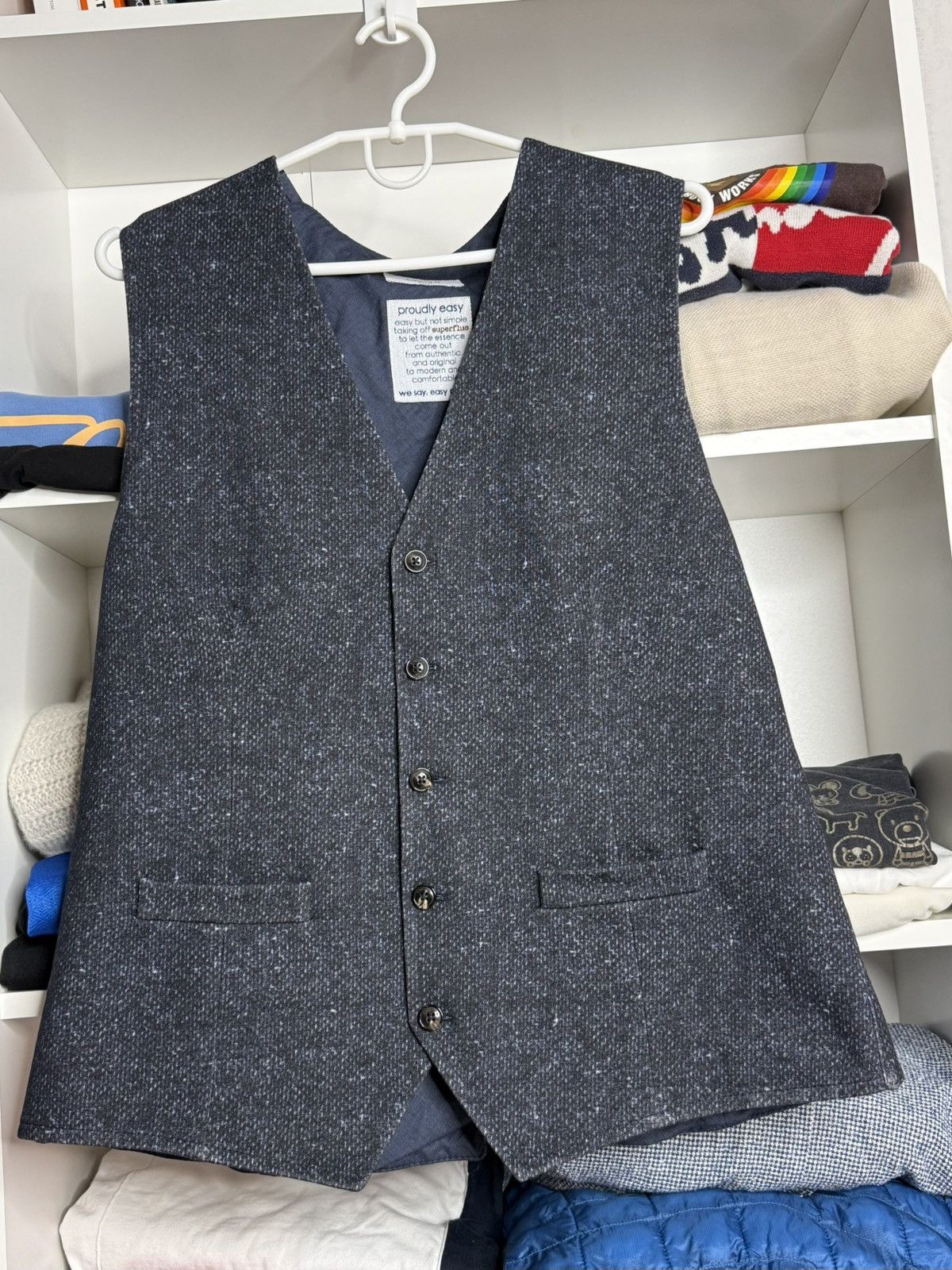 Circolo 1901 Circolo 1901 Navy Blue Wool vest size 48 Size US M / EU 48-50 / 2 - 1 Thumbnail