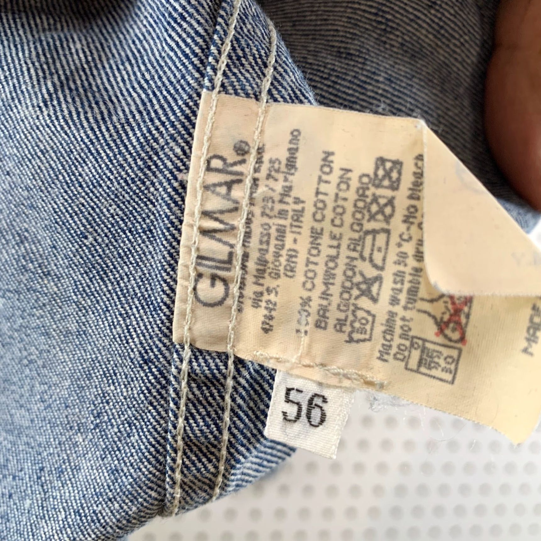 Vintage VINTAGE Iceberg Jeans Denim Jacket Men 3XL Blue Zip Trucker Pocket Italy Jacket Mens 90s denim Jacket Iceberg Italy Size US 39 - 4 Thumbnail