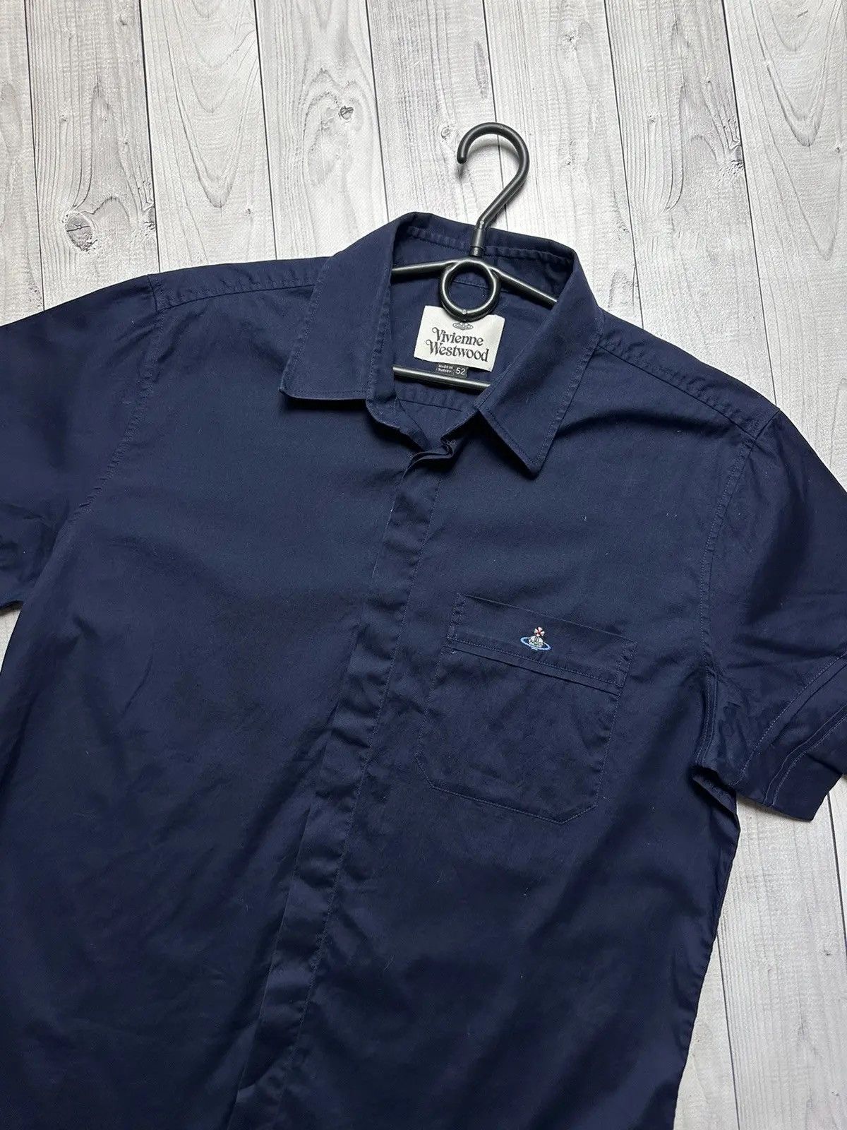 Vivienne Westwood Vintage Vivienne Westwood navy shirt logo size L Size US L / EU 52-54 / 3 - 2 Thumbnail