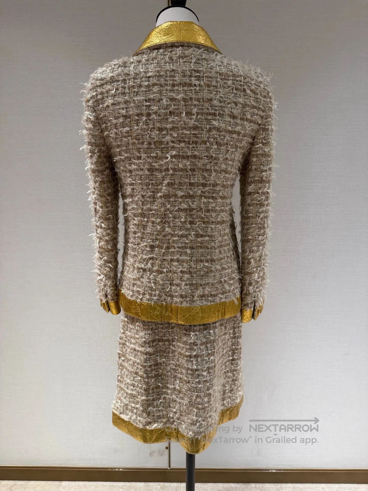 Chanel Chanel 19A Egyptian Pineapple Gold Coat. Size US M / EU 48-50 / 2 - 2 Thumbnail
