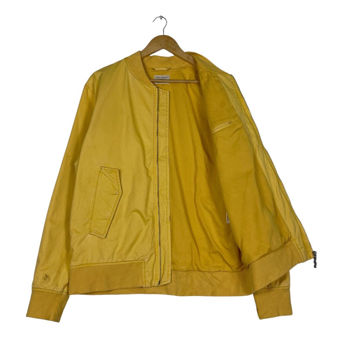 Nudie Jeans 💥NUDIE JEANS MUSTARD YELLOW MA1 BOMBER Size US M / EU 48-50 / 2 - 8 Thumbnail