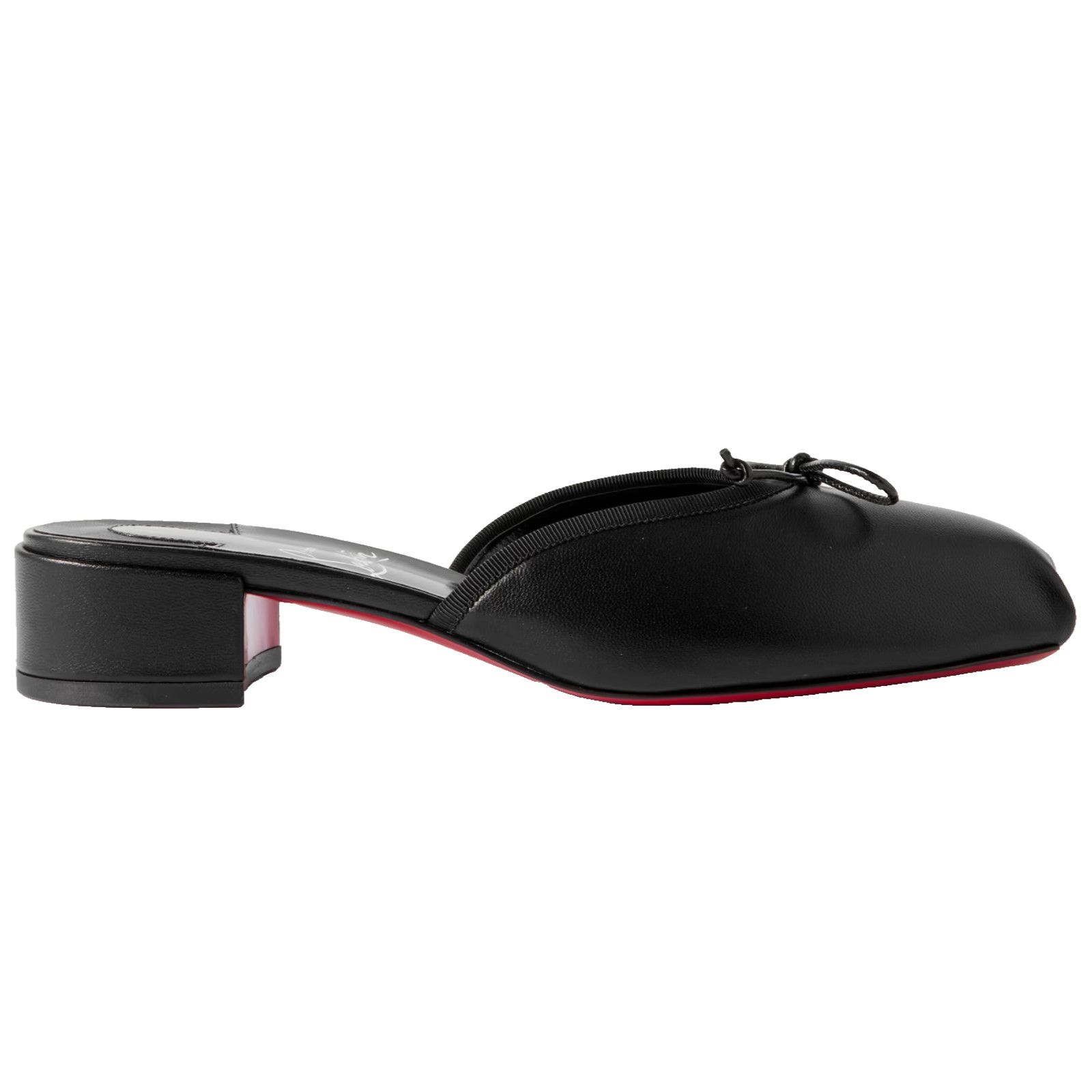 Christian Louboutin Christian Louboutin Mimiflirt Black Ballet Ballerina Slide Size US 9 / IT 39 - 1 Thumbnail