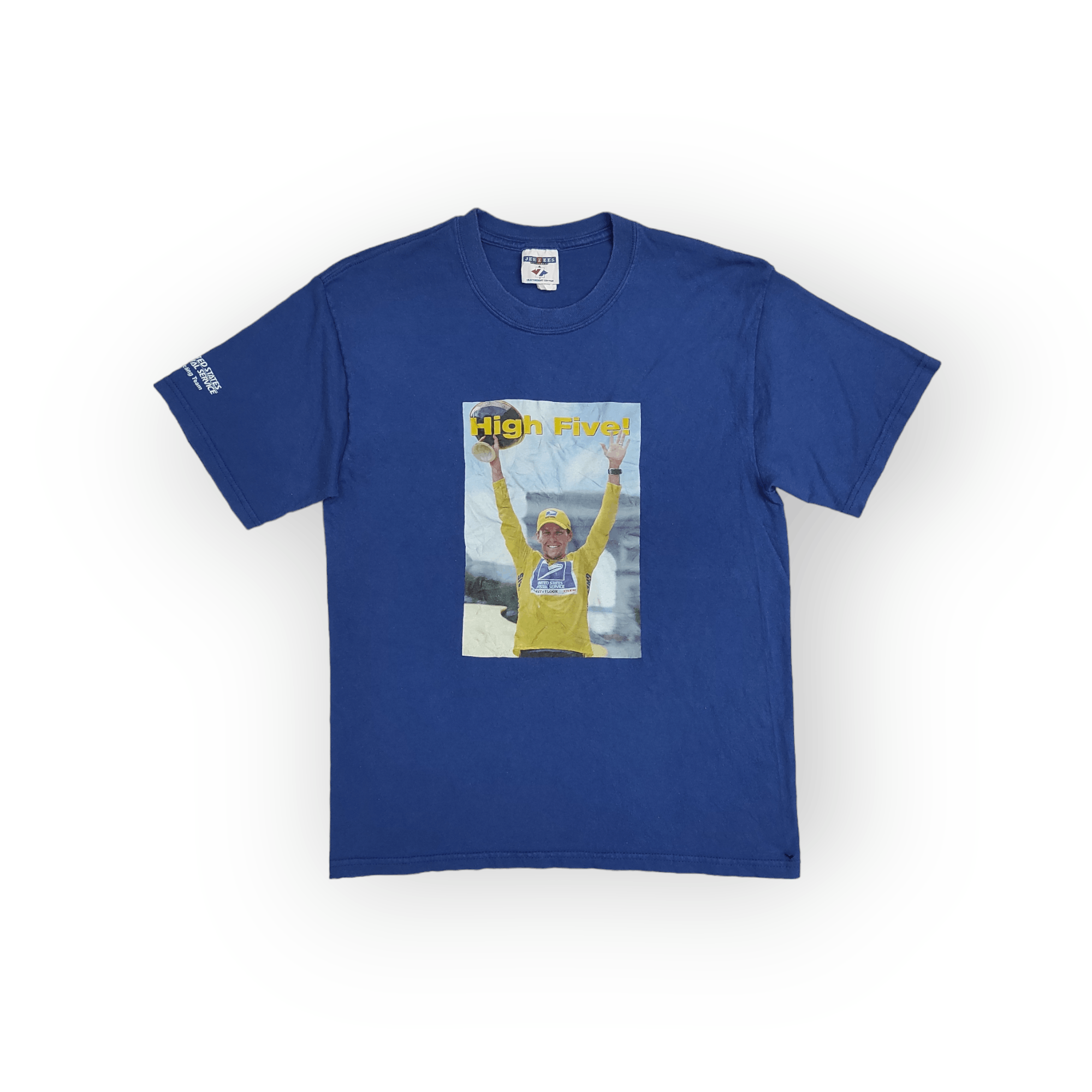 image of 2003 Lance Armstrong, Tour De France Usps/trek Sponsorship in Blue, Men's (Size Medium)
