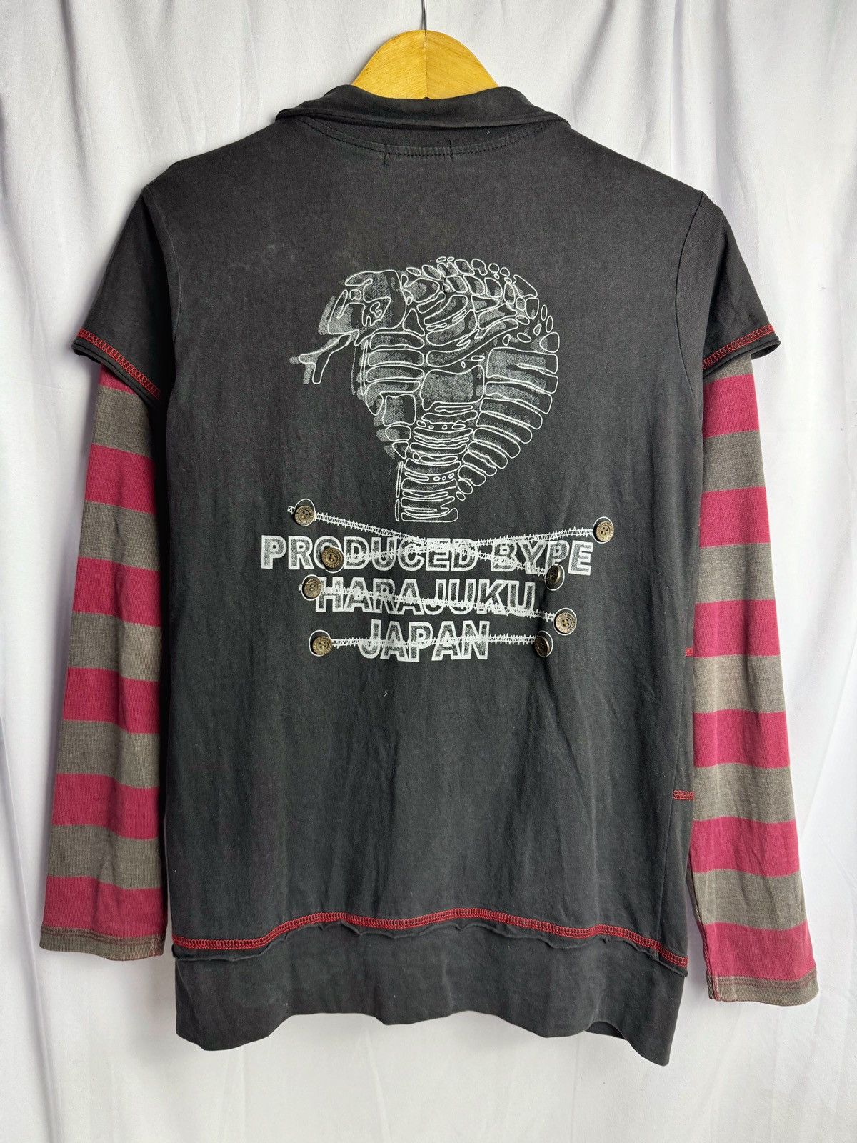 Beauty Beast × Hysteric Glamour × Japanese Brand Double Layers Scorpion 10f1 Long Sleeve Size US S / EU 44-46 / 1 - 4 Thumbnail