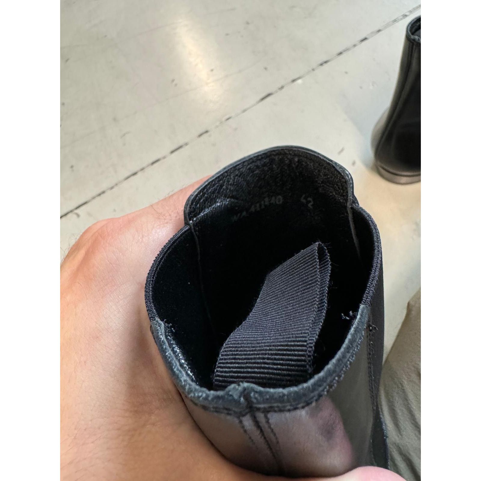 Saint Laurent Paris o1alsimx924 41440 Type C Leather Boots in Black Size US 9 / EU 42 - 11 Thumbnail