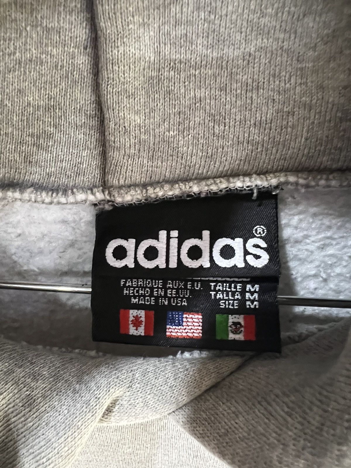 Adidas 🔥Vintage Adidas Trefoil Made in Usa Hoodies Size US XL / EU 56 / 4 - 13 Thumbnail