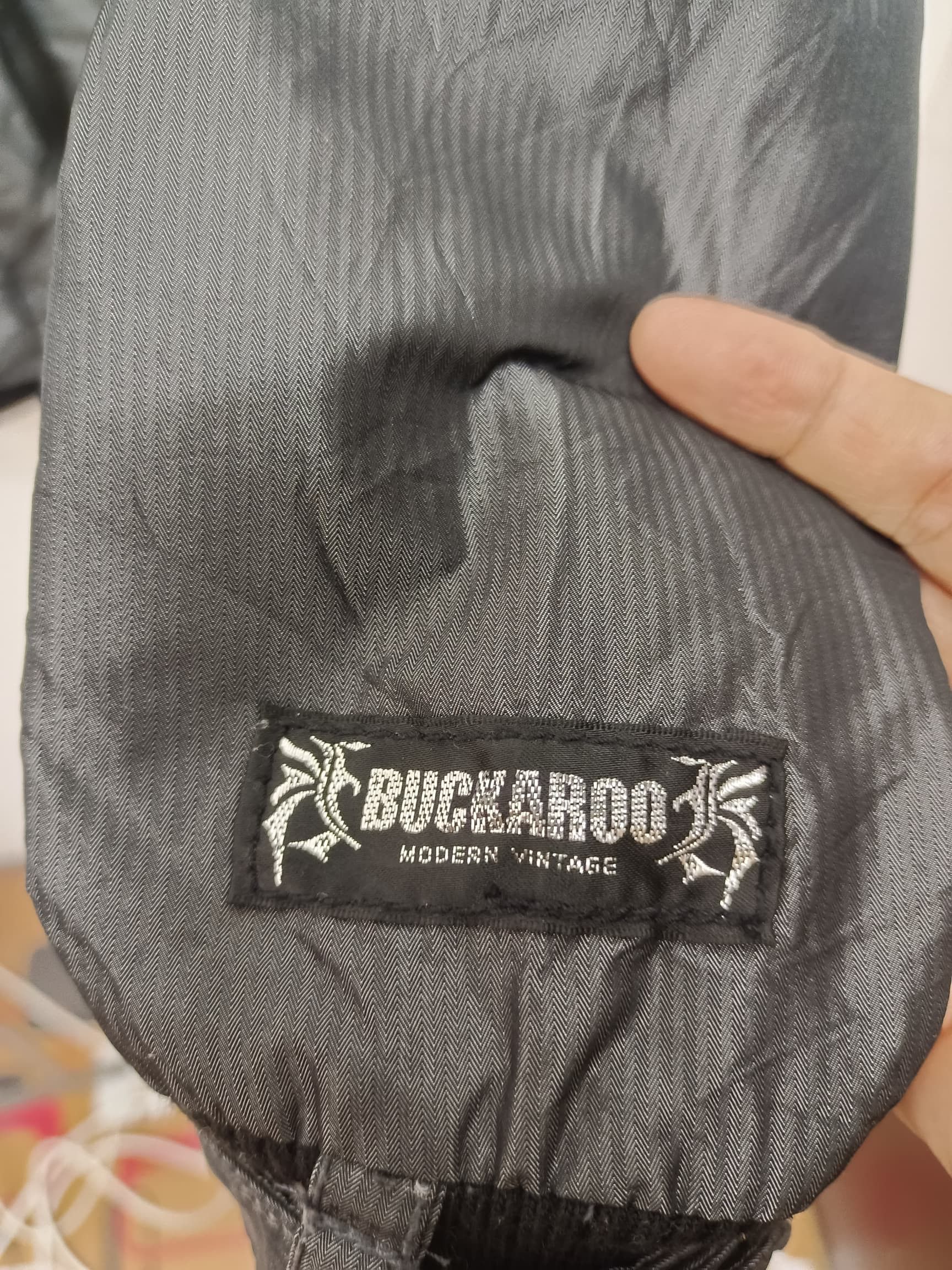 Vintage vintage 🔥Buckaroo Quilted Military Style black Jacket Size US L / EU 52-54 / 3 - 14 Thumbnail
