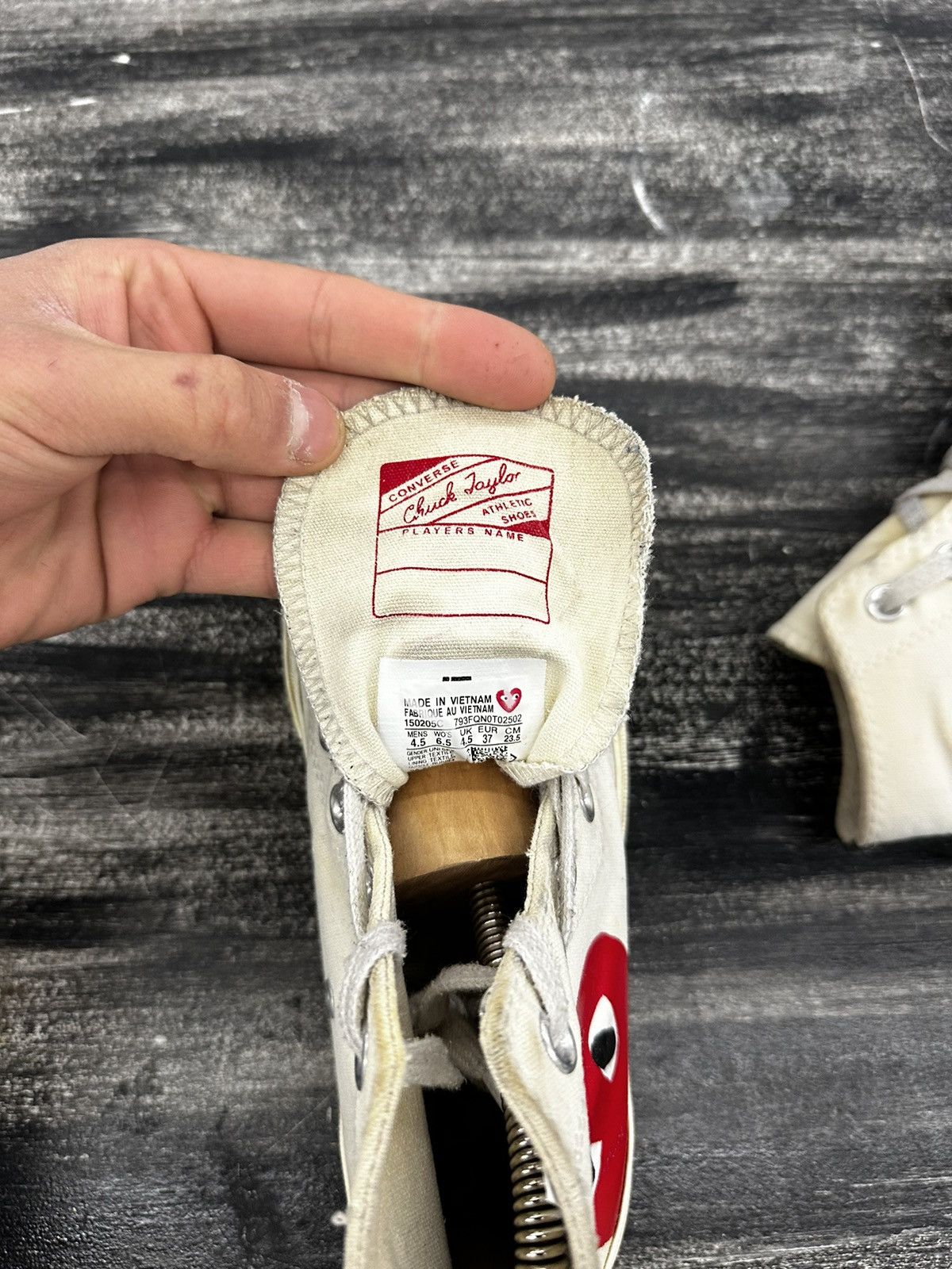 Comme des Garcons × Converse Comme des Garcons Play Converse Chuck 70 High Size US 6.5 / IT 36.5 - 6 Thumbnail