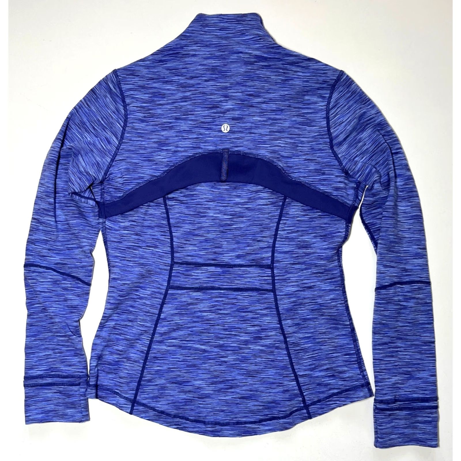 Lululemon Women’s Lululemon Define Jacket in Blue Spacedye Pattern Sz 10 Size L / US 10 / IT 46 - 6 Thumbnail
