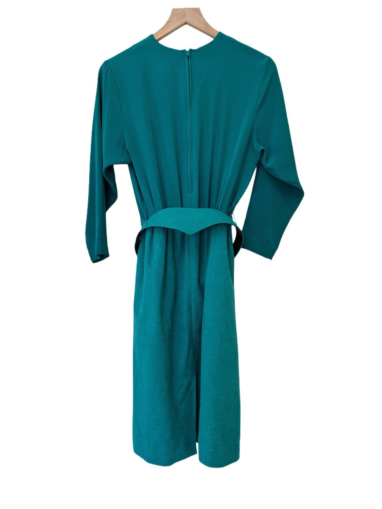 Vintage Around Town women’s M vintage 70s emerald green dress belt Size M / US 6-8 / IT 42-44 - 2 Thumbnail
