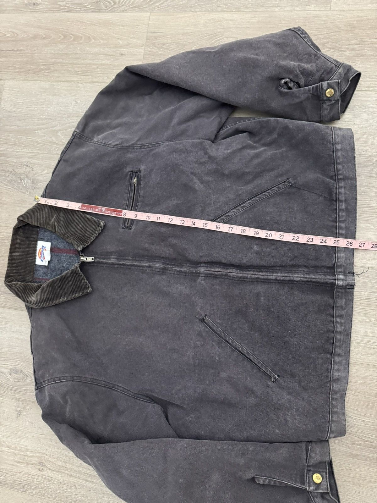 Dickies Detroit Jacket XXL Blanket Lined Faded Black Bomber Size US XXL / EU 58 / 5 - 9 Thumbnail