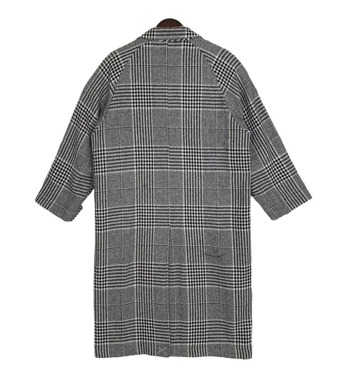 Benetton Vintage Benetton Checkered Wool Long Coat Size 46 Size US M / EU 48-50 / 2 - 10 Thumbnail