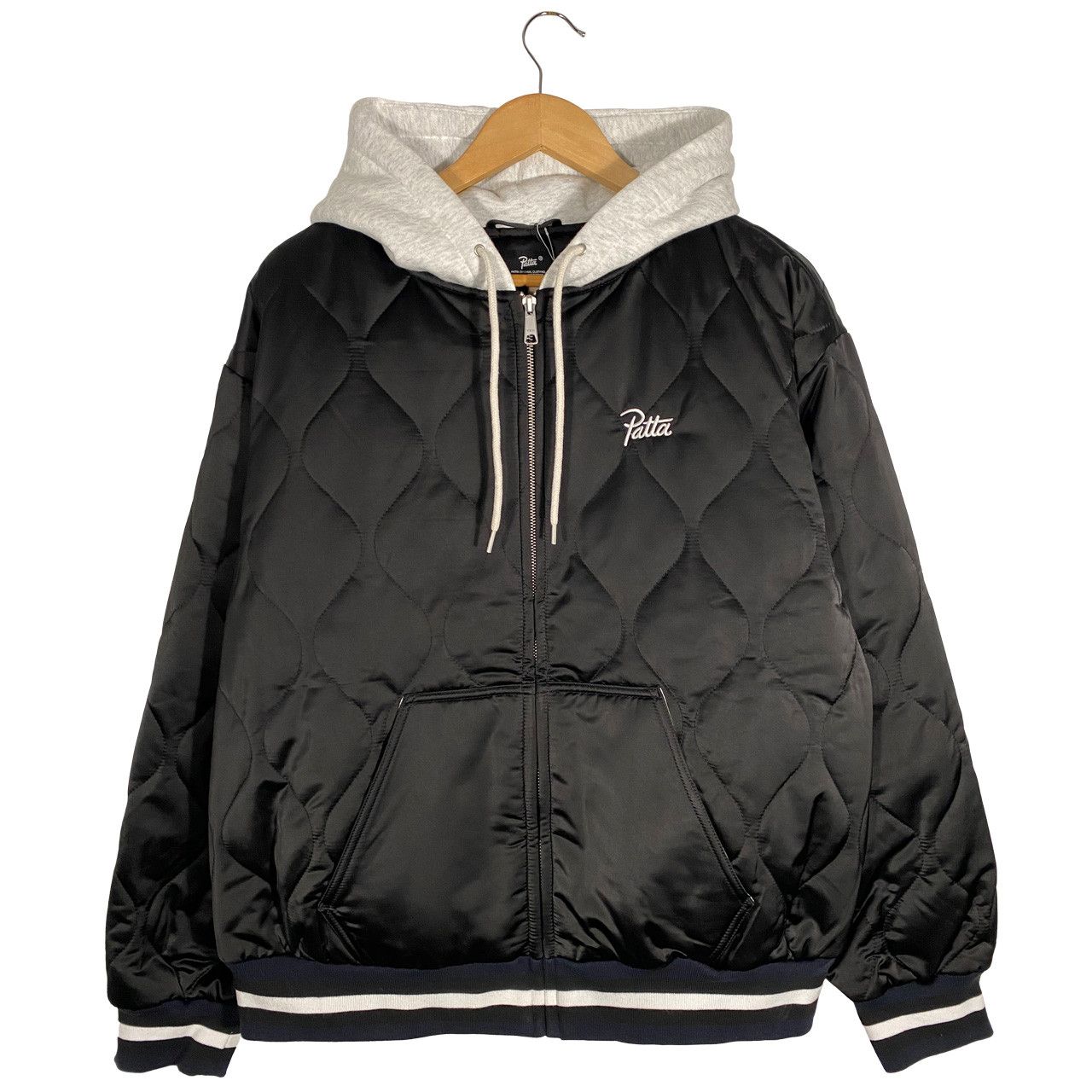 Patta NWT Patta "Love For All" Quilted Hooded Bomber Jacket Black Size US M / EU 48-50 / 2 - 2 Thumbnail