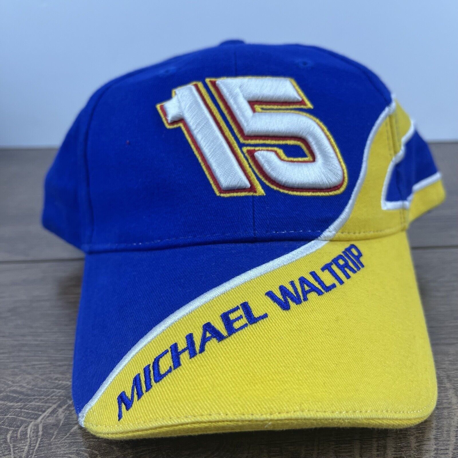 Other Michael Waltrip 15 Hat NASCAR Hat Blue Cap Adjustable Blue A Size ONE SIZE - 1 Thumbnail