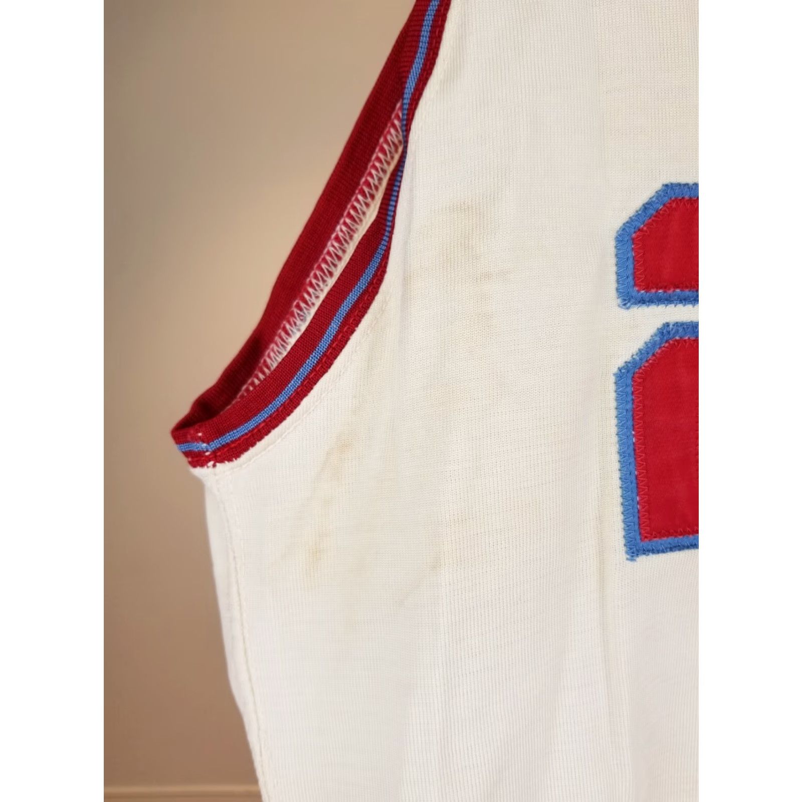 Vintage VINTAGE POWERS RAYON DURENE BASKETBALL JERSEY SZ 36 WHITE MEN 36 Jersey 50's 27" back cross chest 16" inch tops to bottom Size US M / EU 48-50 / 2 - 4 Thumbnail
