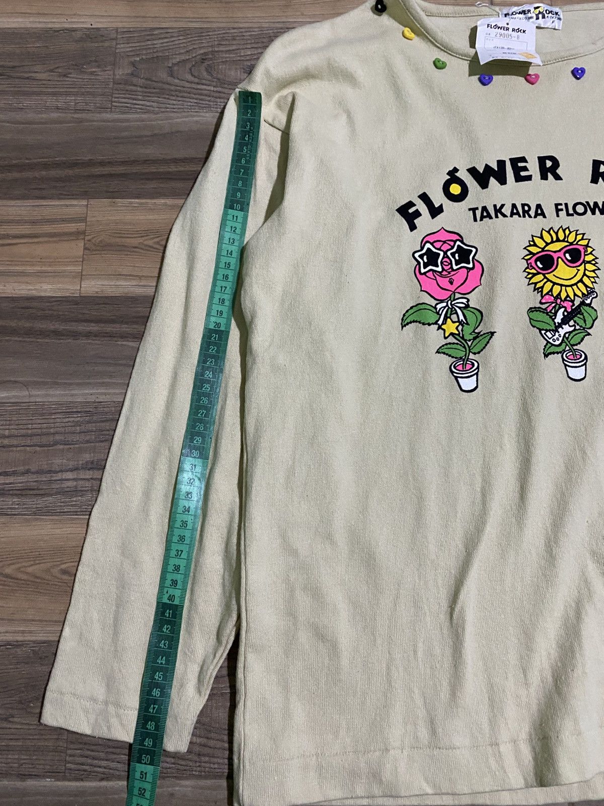 Japanese Brand RARE!! TAKARA FLOWER ROCK 1989 TSHIRT Size ONE SIZE - 11 Thumbnail