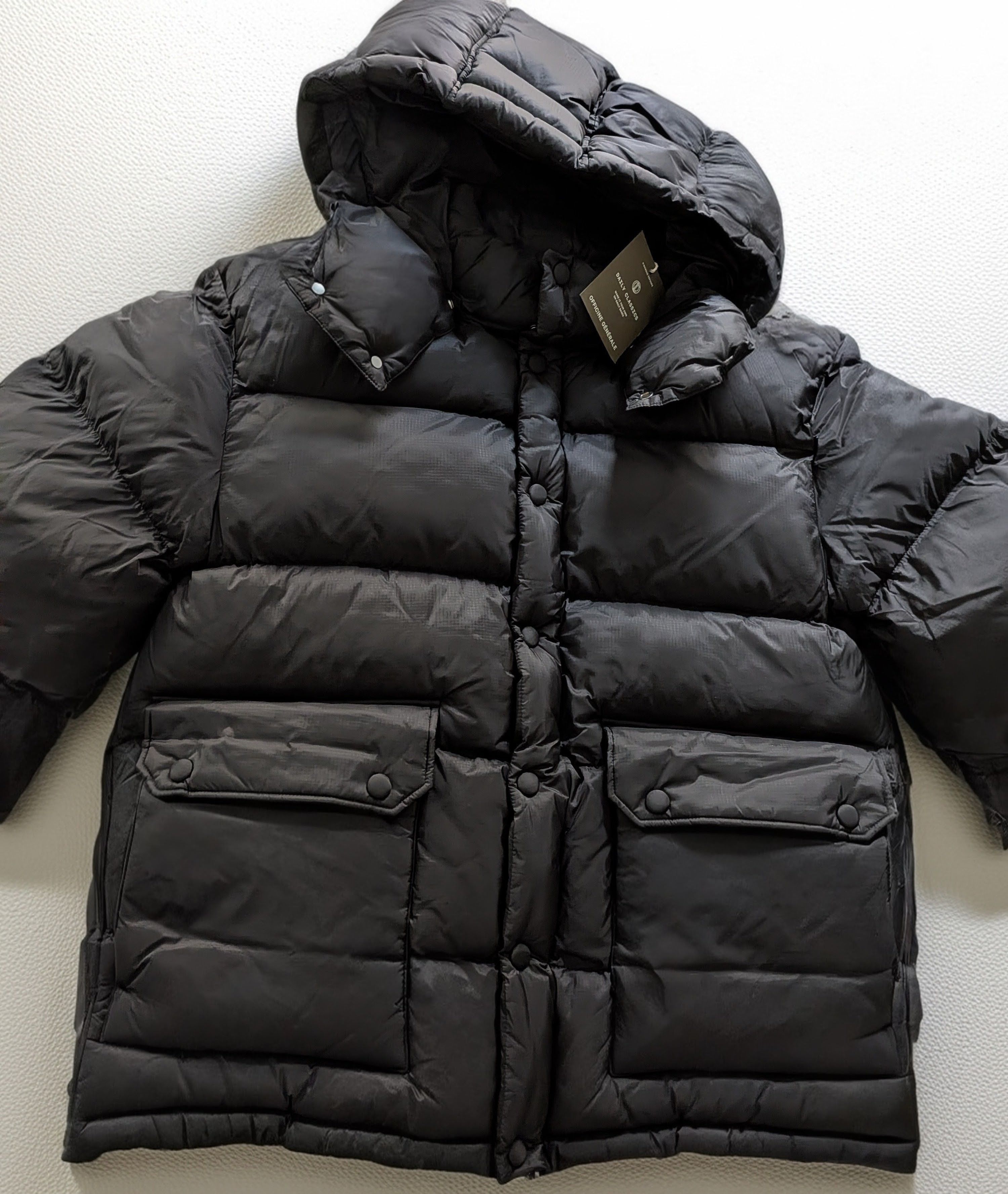 Officine Generale Black Down Puffer Jacket Size US M / EU 48-50 / 2 - 4 Thumbnail