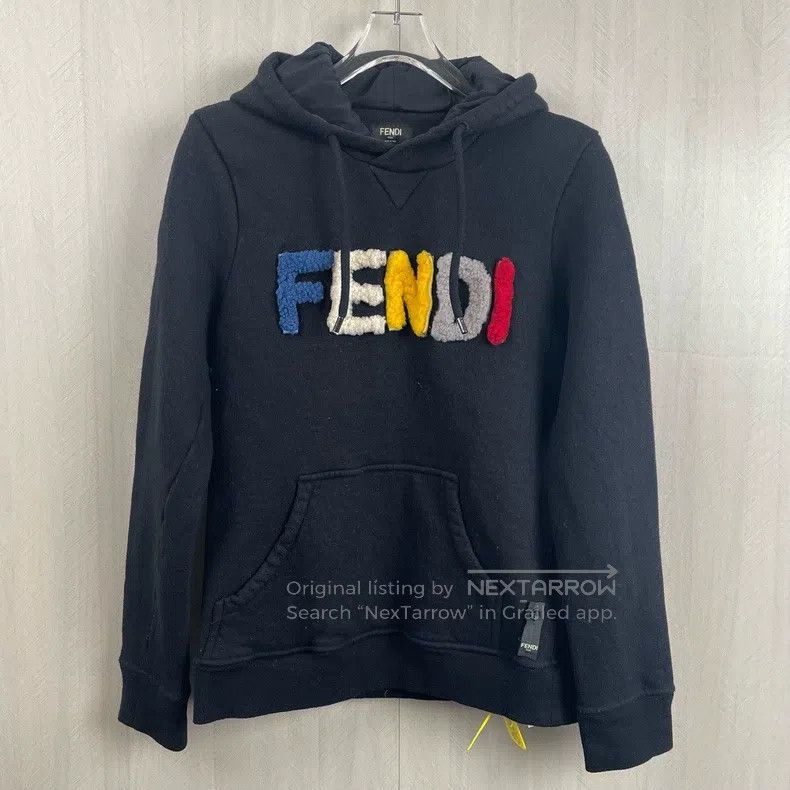 Fendi Fendi Colorful Flock Letter Sweatshirt Size US M / EU 48-50 / 2 - 1 Thumbnail