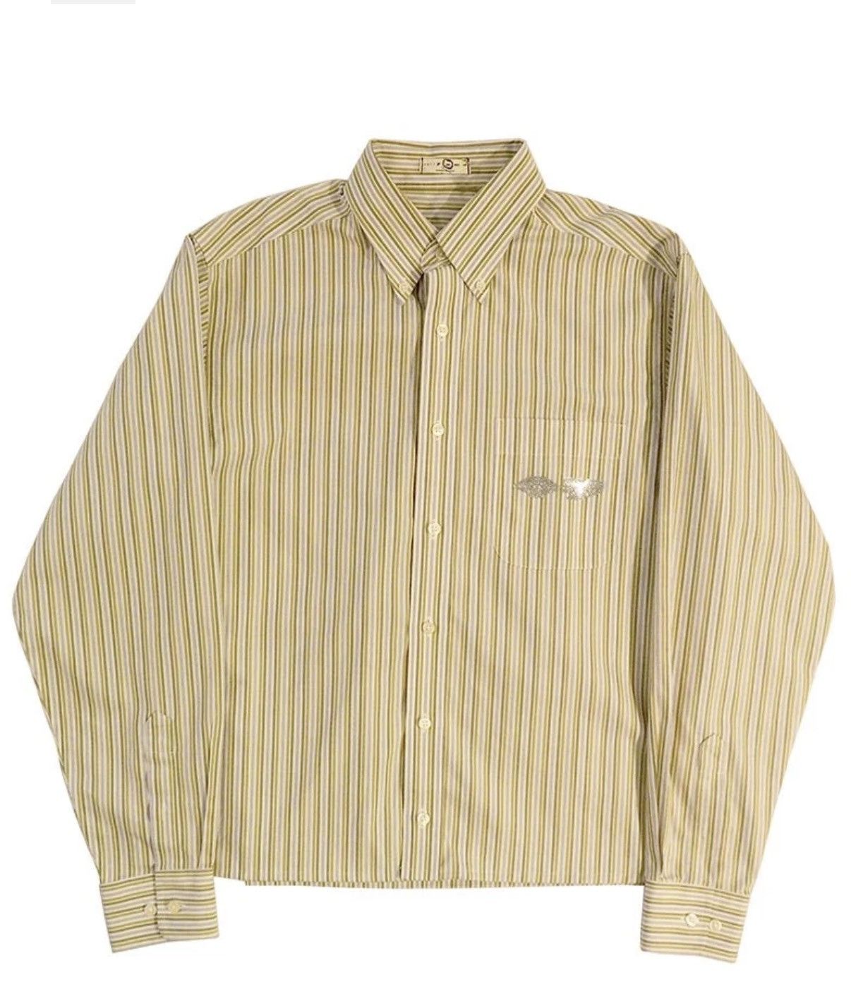 Other ANY7 LAMBO LOGO CHOPD LS DRESS SHIRT - Cream Size US S / EU 44-46 / 1 - 2 Thumbnail