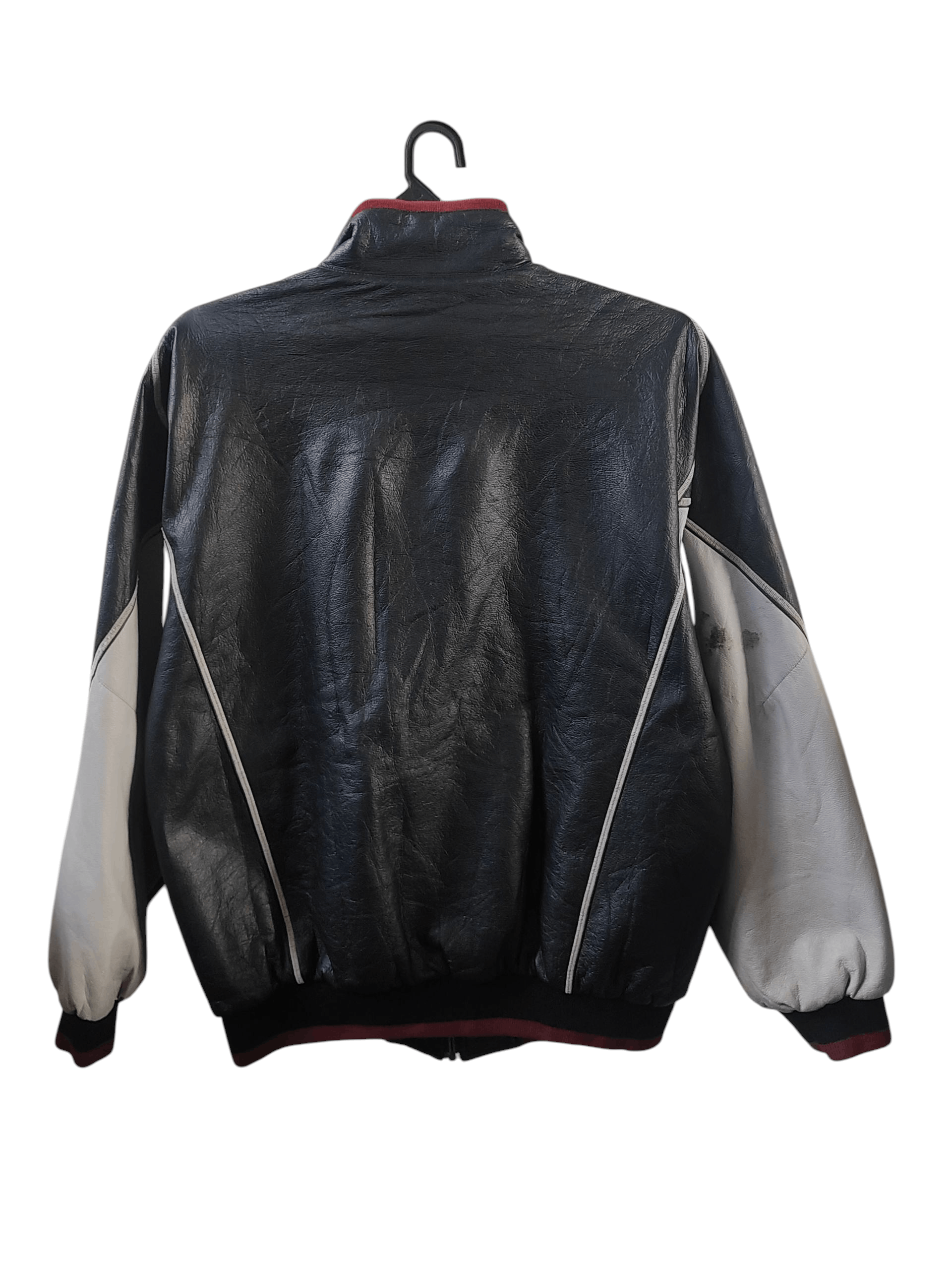 Descente VINTAGE DESCENTE LEATHER BOMBER JACJET Size US XXL / EU 58 / 5 - 3 Thumbnail