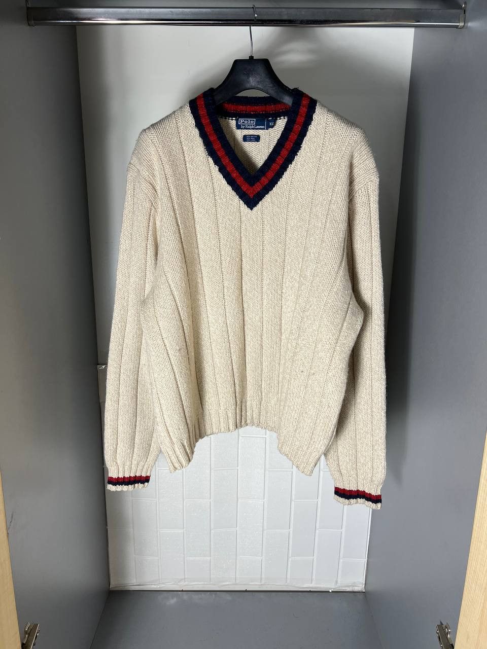 Polo Ralph Lauren VINTAGE POLO RALPH LAUREN RETRO CASUAL DESIGNER SWEATER 90s Size US XXL / EU 58 / 5 - 1 Thumbnail