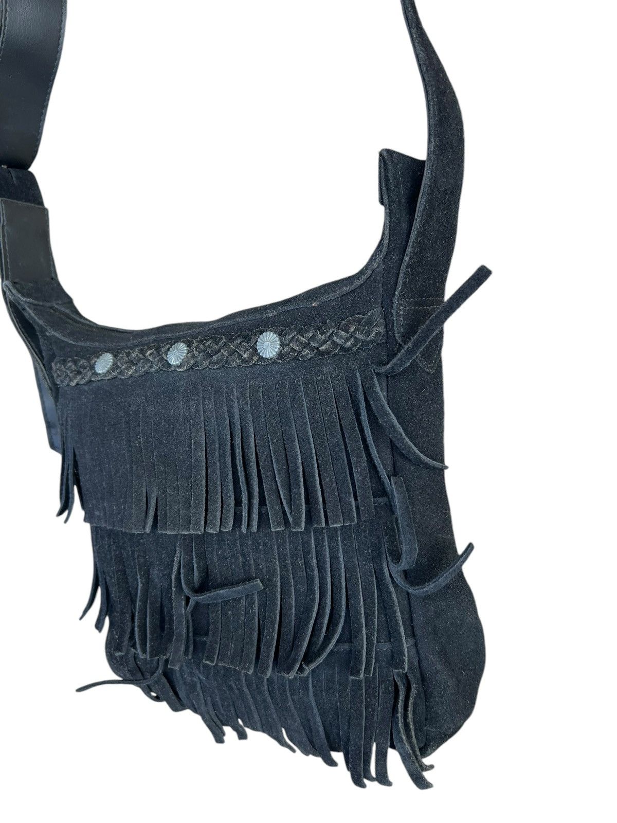 Leather Vintage Minnetonka Suede Leather Fringe Bag Sling Size ONE SIZE - 9 Thumbnail