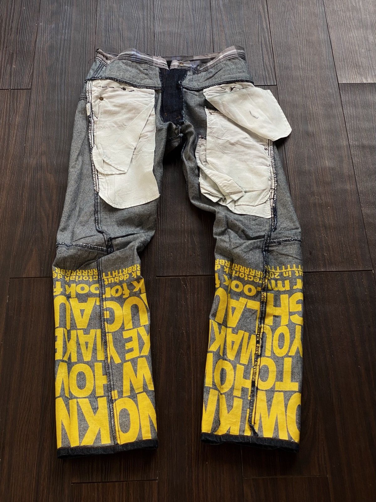 Japanese Brand DOUBLEWAIST METHOD x UP START JAPAN DENIM Size US 29 - 4 Thumbnail