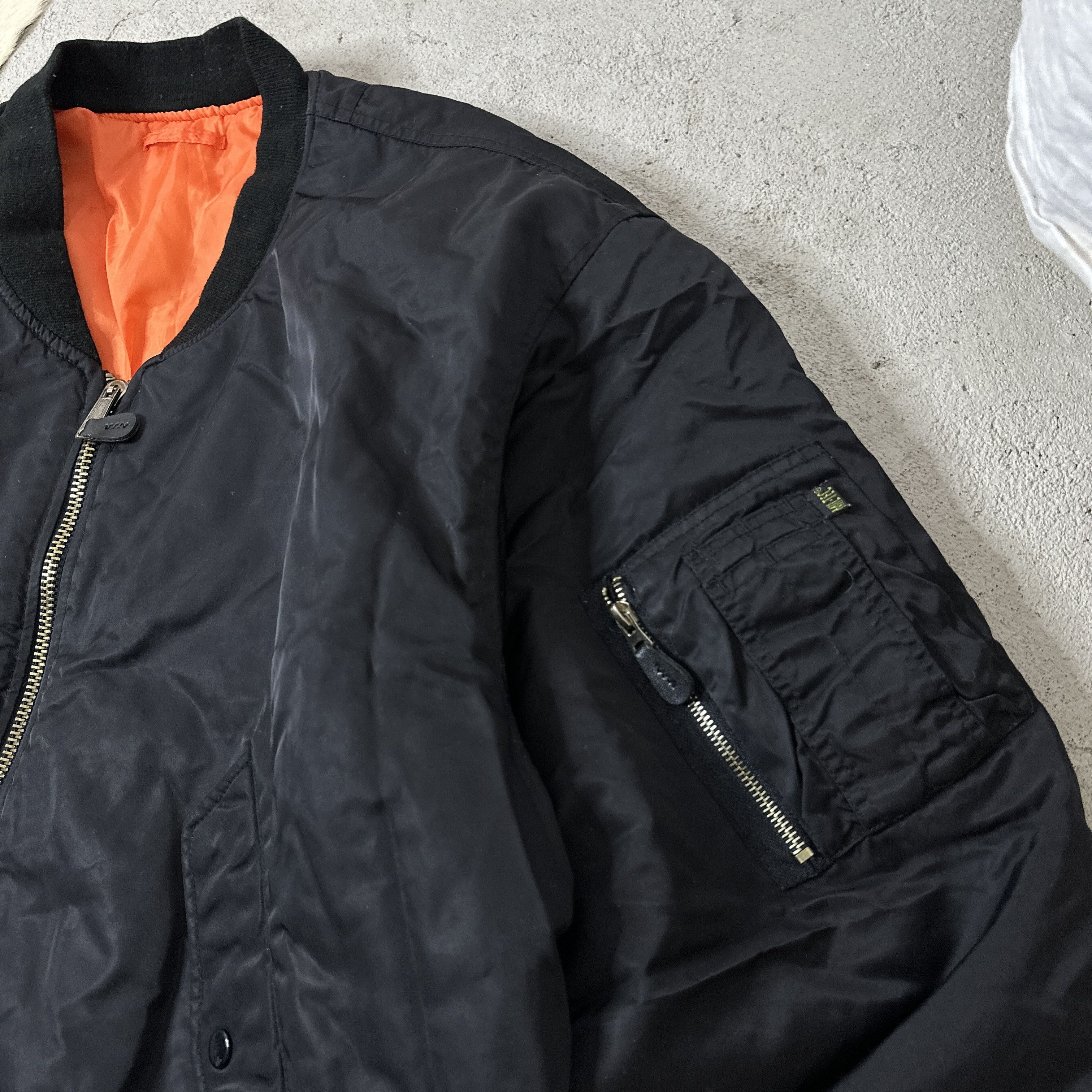 Vintage Vintage MA-1 Bomber Jacket Size US XL / EU 56 / 4 - 3 Thumbnail