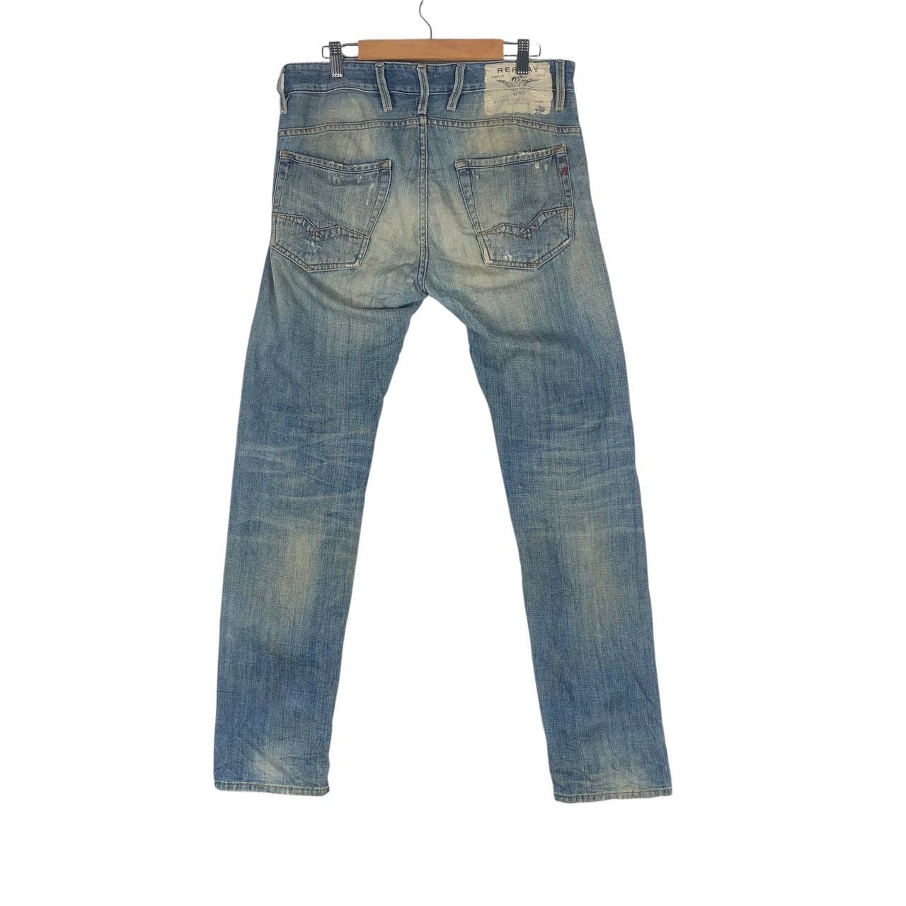 Replay Vintage 80's Replay Asolo Italy Men Blue Jeans Size 30" / US 8 / IT 44 - 4 Thumbnail