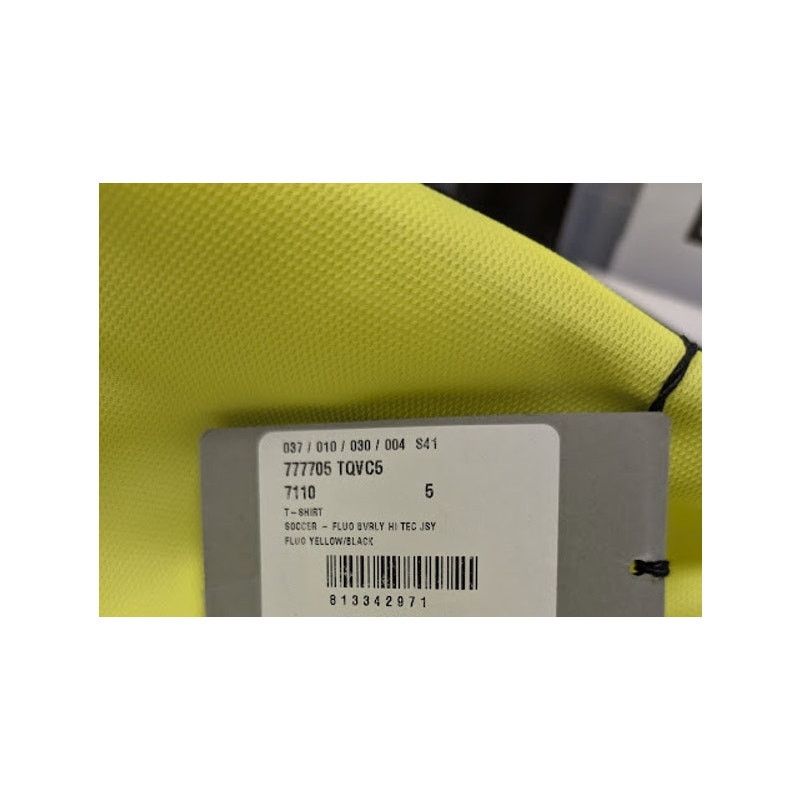 Balenciaga o1rshd1 Soccer Fluo Burly Hi Technical Jersey T-Shirt Yellow Size US XXL / EU 58 / 5 - 22 Thumbnail