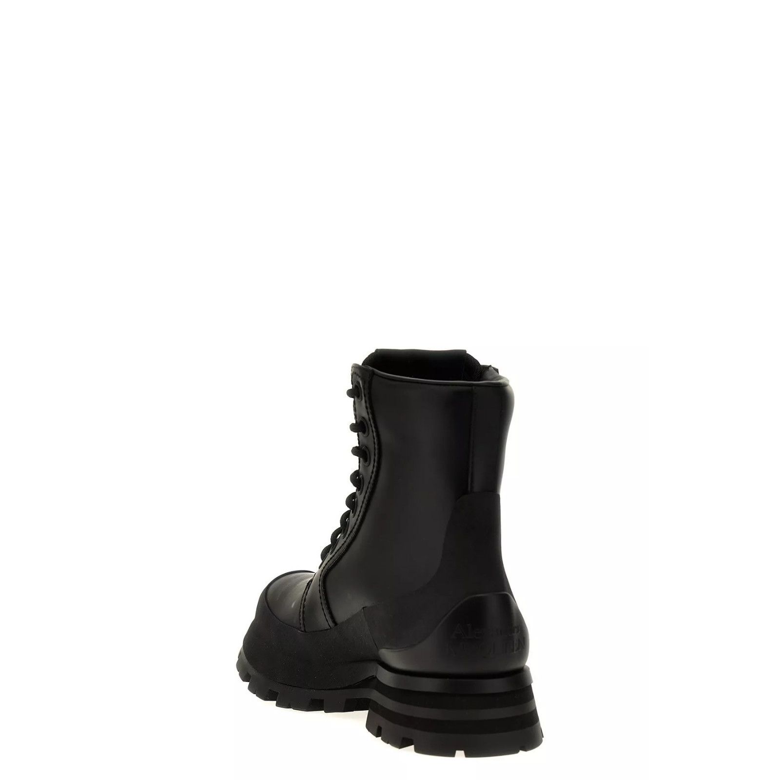 Alexander McQueen ALEXANDER MCQUEEN Men's Black Leather Boots New & Authentic Size US 7 / EU 40 - 3 Thumbnail