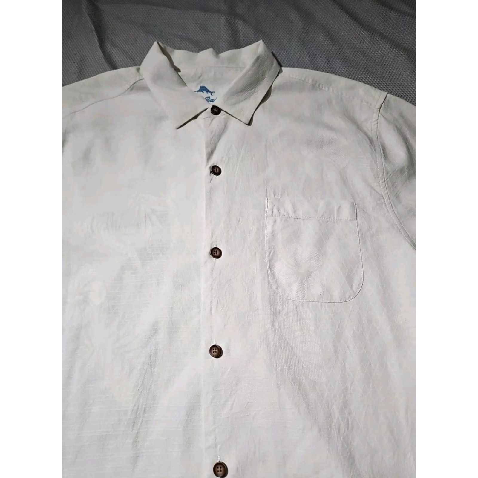 Tommy Bahama VINTAGE Tommy Bahama Camp Shirt Mens L Down The Hatch Embroidered Panelback Silk Size US L / EU 52-54 / 3 - 4 Thumbnail