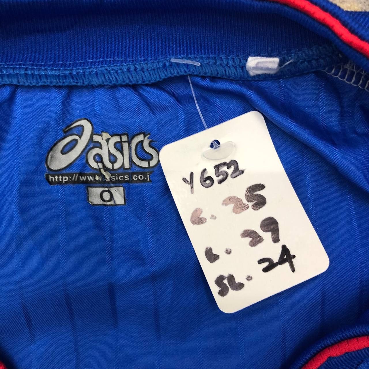 Asics Y652 ASICS FOOTBALL GEAR PULLOVER NYLON SWEATER Size US XL / EU 56 / 4 - 5 Thumbnail