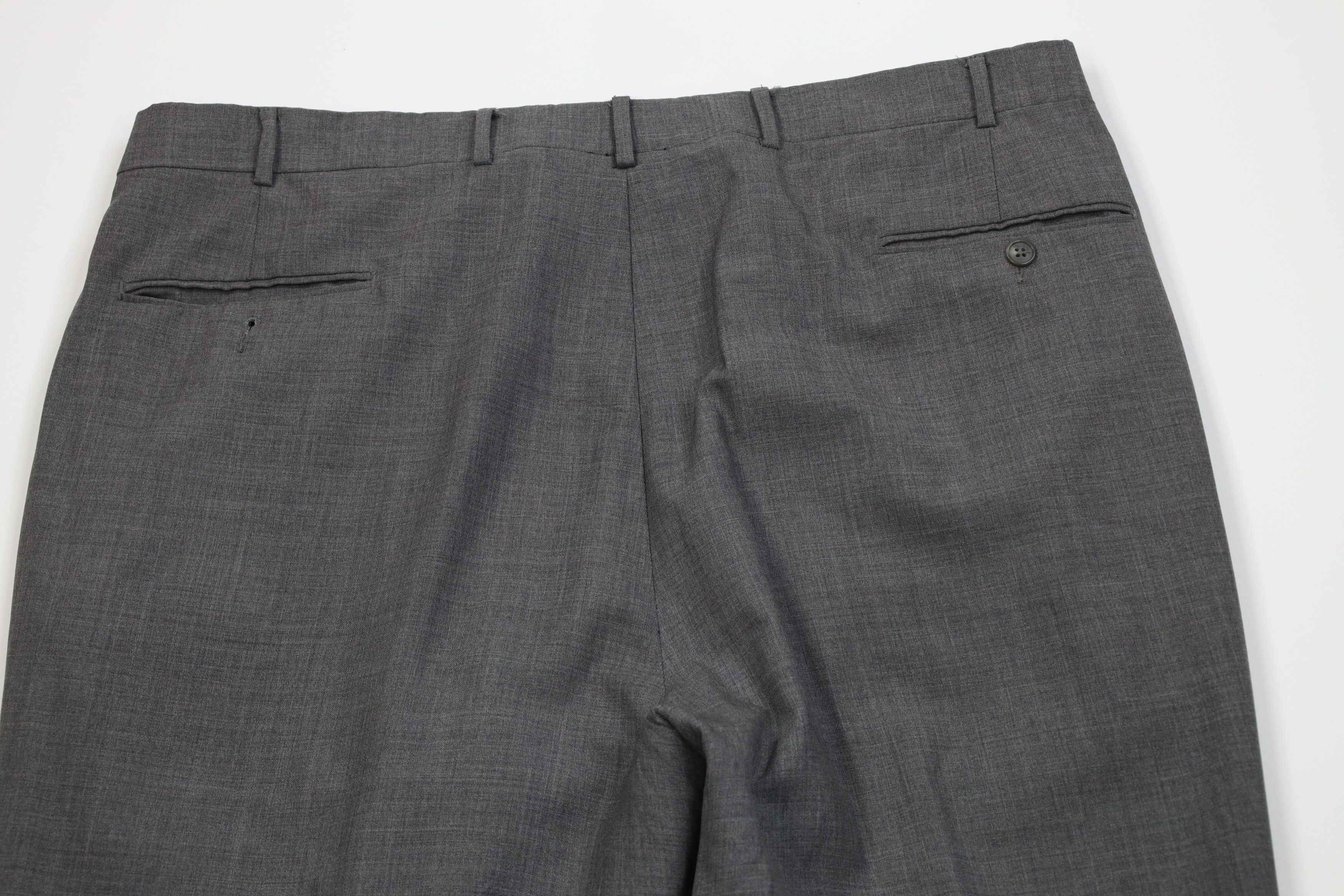 Vintage Vintage 90s Streetwear Wool Knit Wide Leg Chino Pants USA Size US 40 / EU 56 - 13 Thumbnail