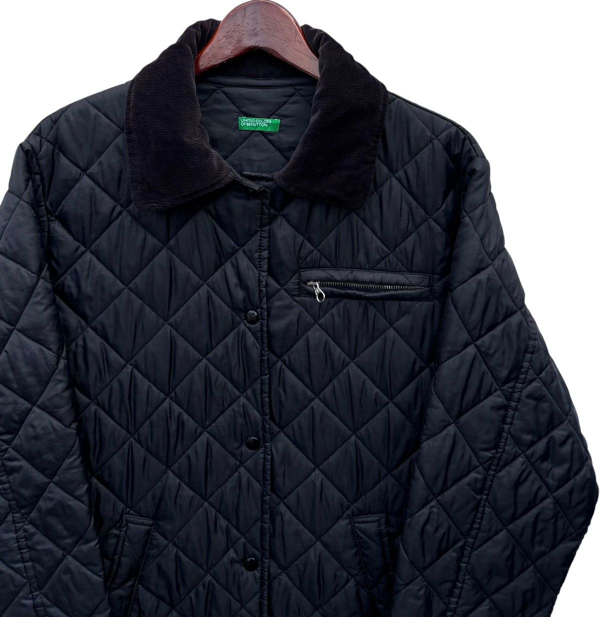 United Colors Of Benetton Ucob Benetton Quilted Jacket Size US S / EU 44-46 / 1 - 3 Thumbnail