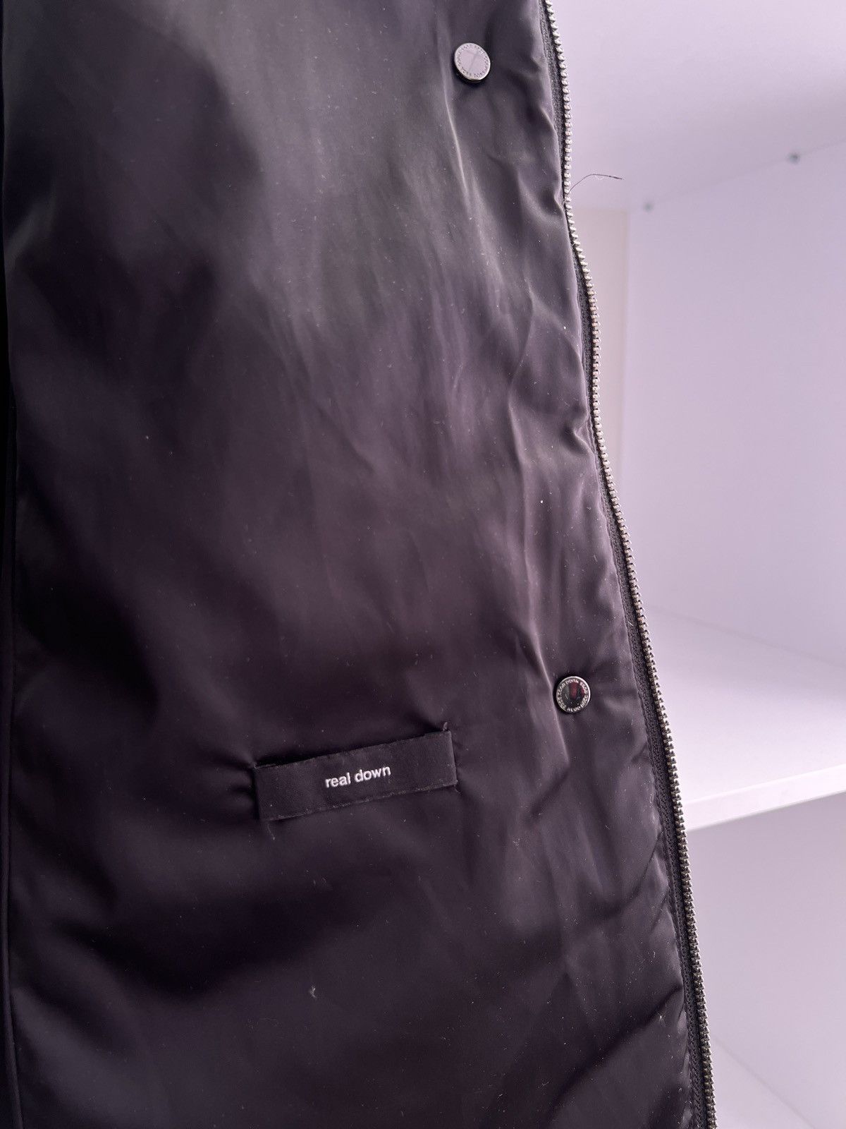 Hugo Boss × Vintage Vintage Boss women’s long hooded puffer jacket with fur Size L / US 10 / IT 46 - 9 Thumbnail