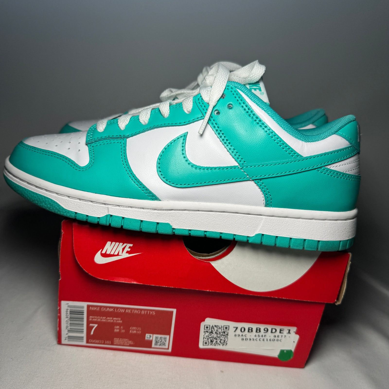 Nike Size 7 - Nike Nike Dunk Low Clear Jade Men's Shoes Size US 7 / EU 40 - 8 Thumbnail