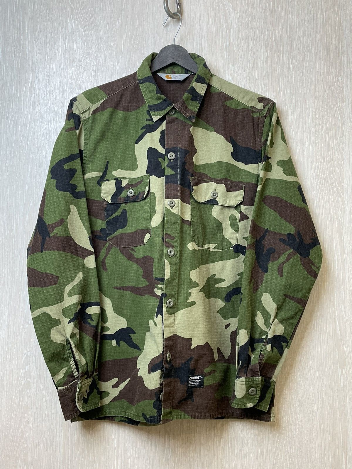 Carhartt Wip Carhartt Wip Mission Camo Shirt Size US S / EU 44-46 / 1 - 1 Thumbnail