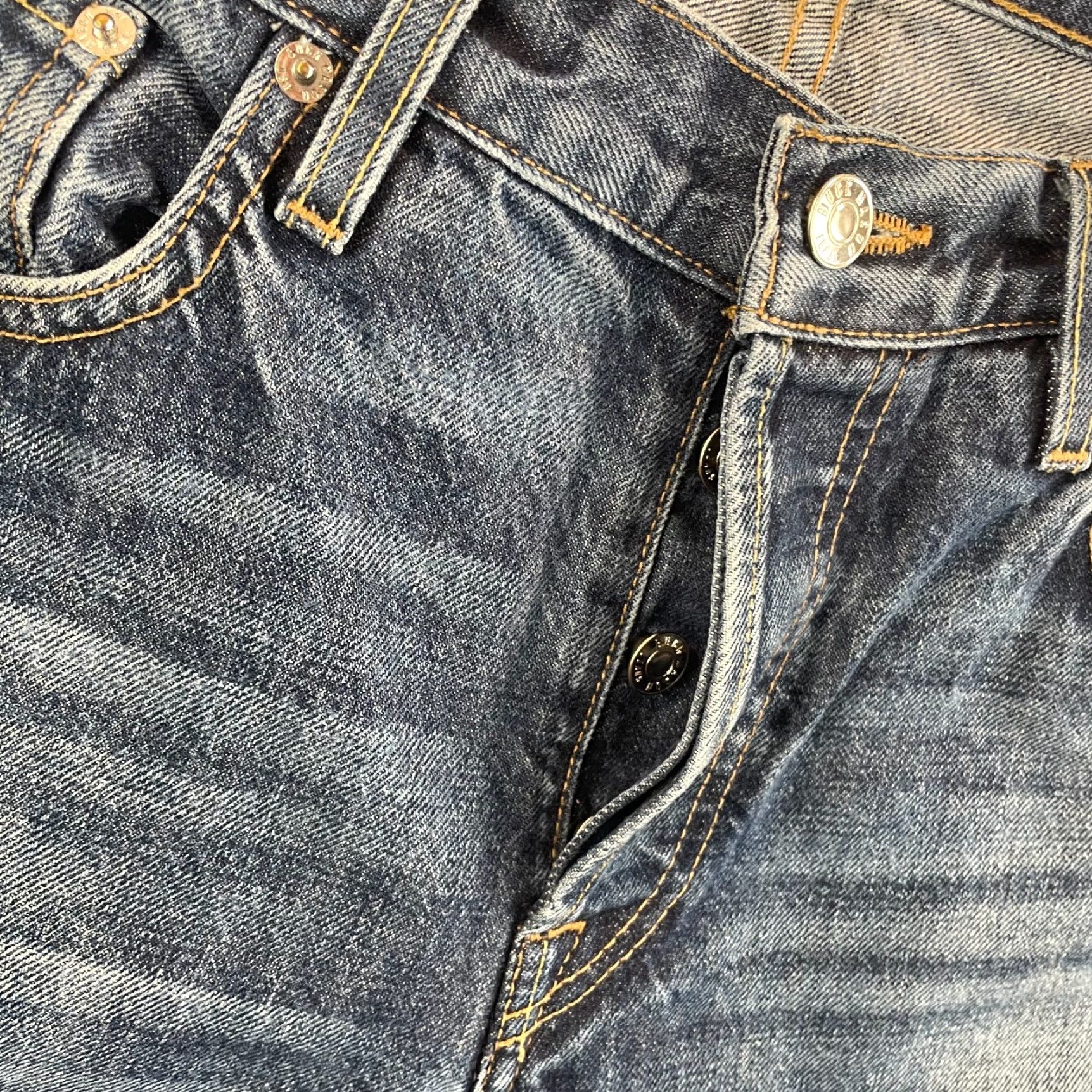 Buck Mason Buck Mason Slim Fit Jeans Men 34x34 Franer Blue Denim Made in USA Buck Mason Jeans Slim Fit 34 Blue USA 5-Pocket Mens Vintage: No Size US 34 / EU 50 - 5 Thumbnail