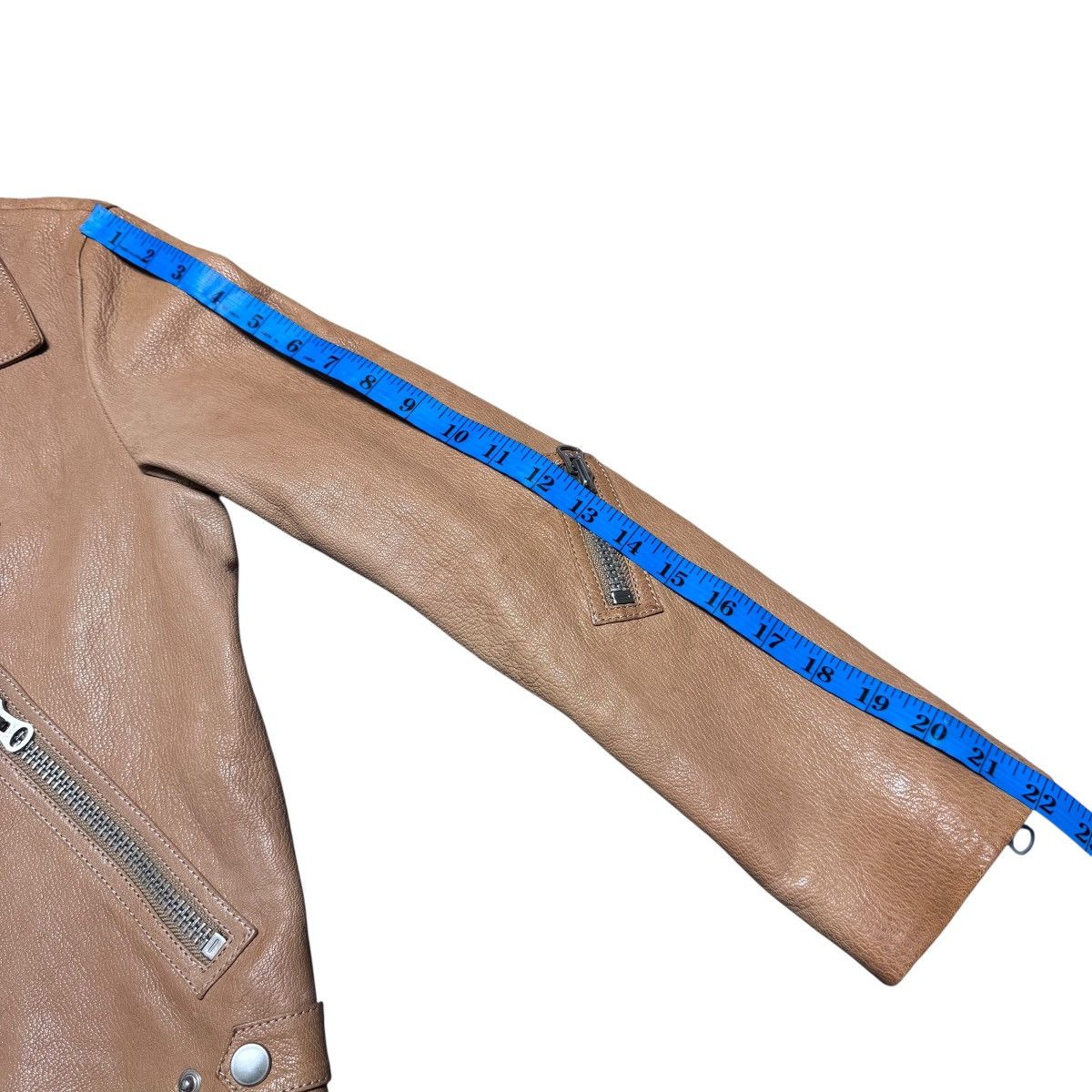 Acne Studios Acne Studios Leather Biker Jacket Goatskin Size XS / US 0-2 / IT 36-38 - 21 Thumbnail
