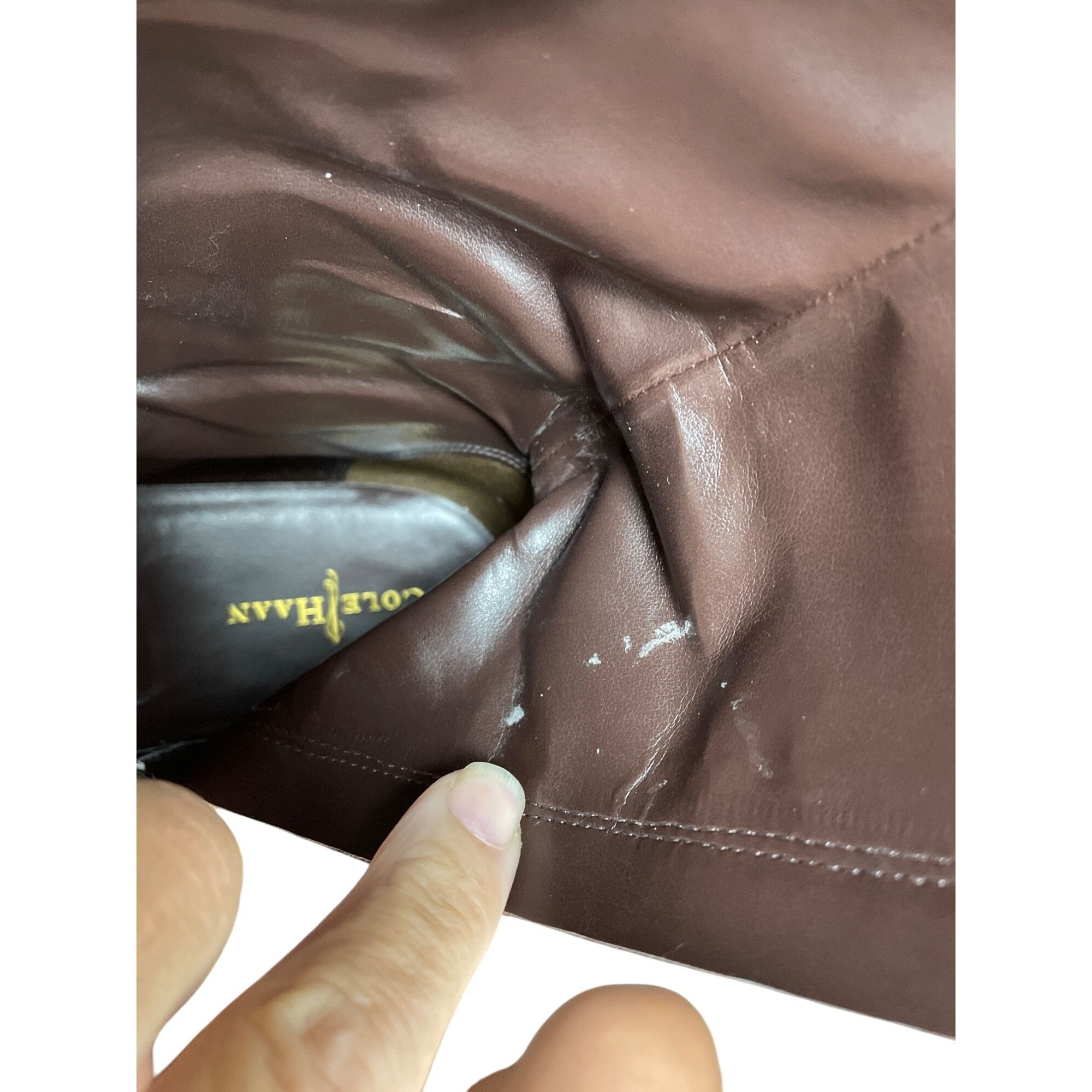 Cole Haan Cole Haan Womens Brown Leather Equestrian Boots Size 6.5B SK Size US 6.5 / IT 36.5 - 11 Thumbnail