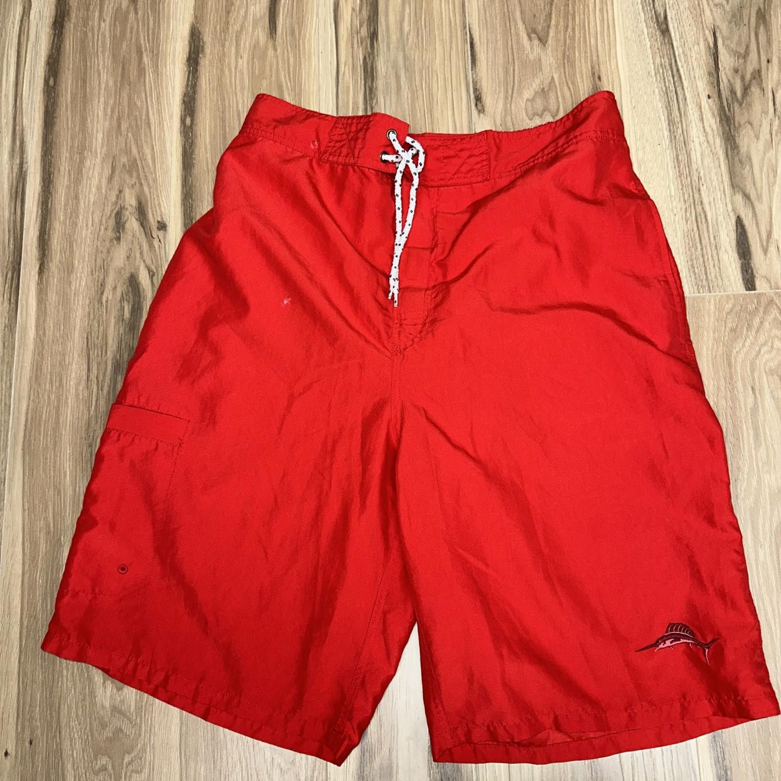 Other Joe Marlin Red Board Shorts With Mesh Lining Size Large Size US 34 / EU 50 - 1 Thumbnail