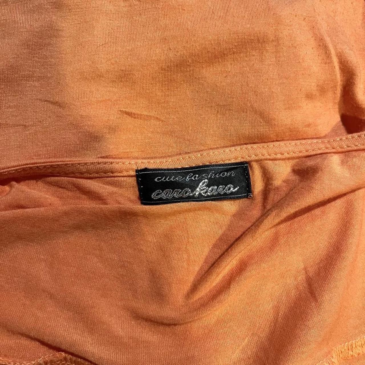 Other Vintage Y2K orange ruched top Gabriel Solis style🍊 Size M / US 6-8 / IT 42-44 - 7 Thumbnail