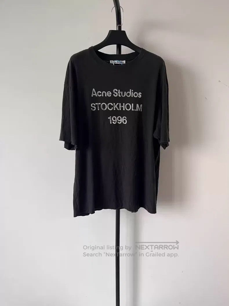 Acne Studios Acne Studios 1996 Series Letter Printed Crewneck Short Sle Size US S / EU 44-46 / 1 - 1 Thumbnail